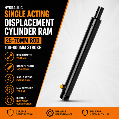 Hydraulic single acting - hydraulic,