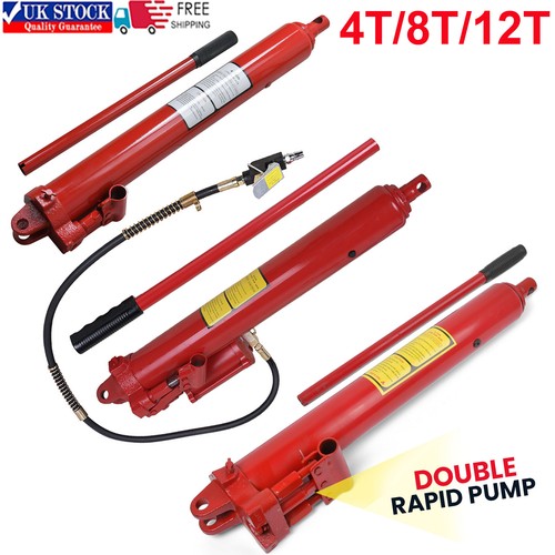 12t hydraulic long ram jack - long,