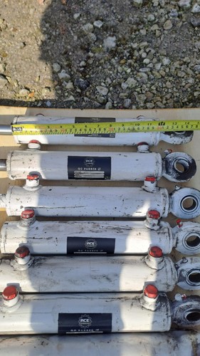 Hydraulic ram double - hydraulic, acting