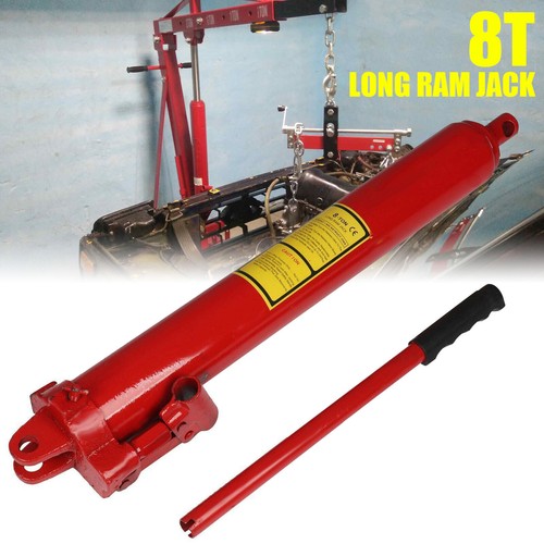Hydraulic long ram hoist jack - hydraulic,