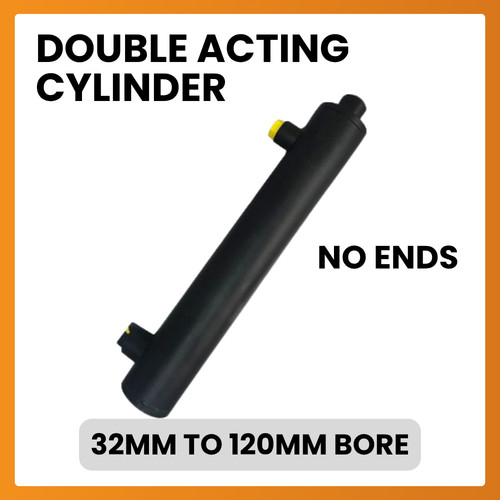Double acting hydraulic ram - double,