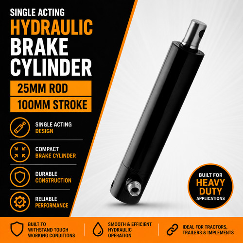 Single acting hydraulic brake - single,